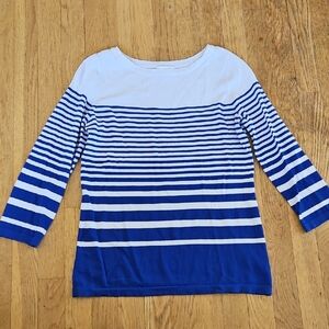 Charter Club Striped Sweater M